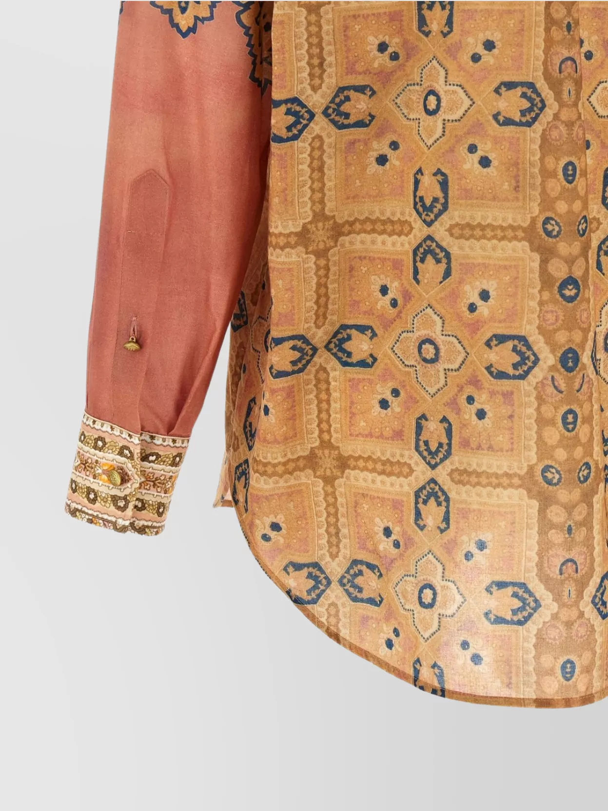 Valentino Garavani 'Imaginary Journey' Patterned Shirt With Bow Tie