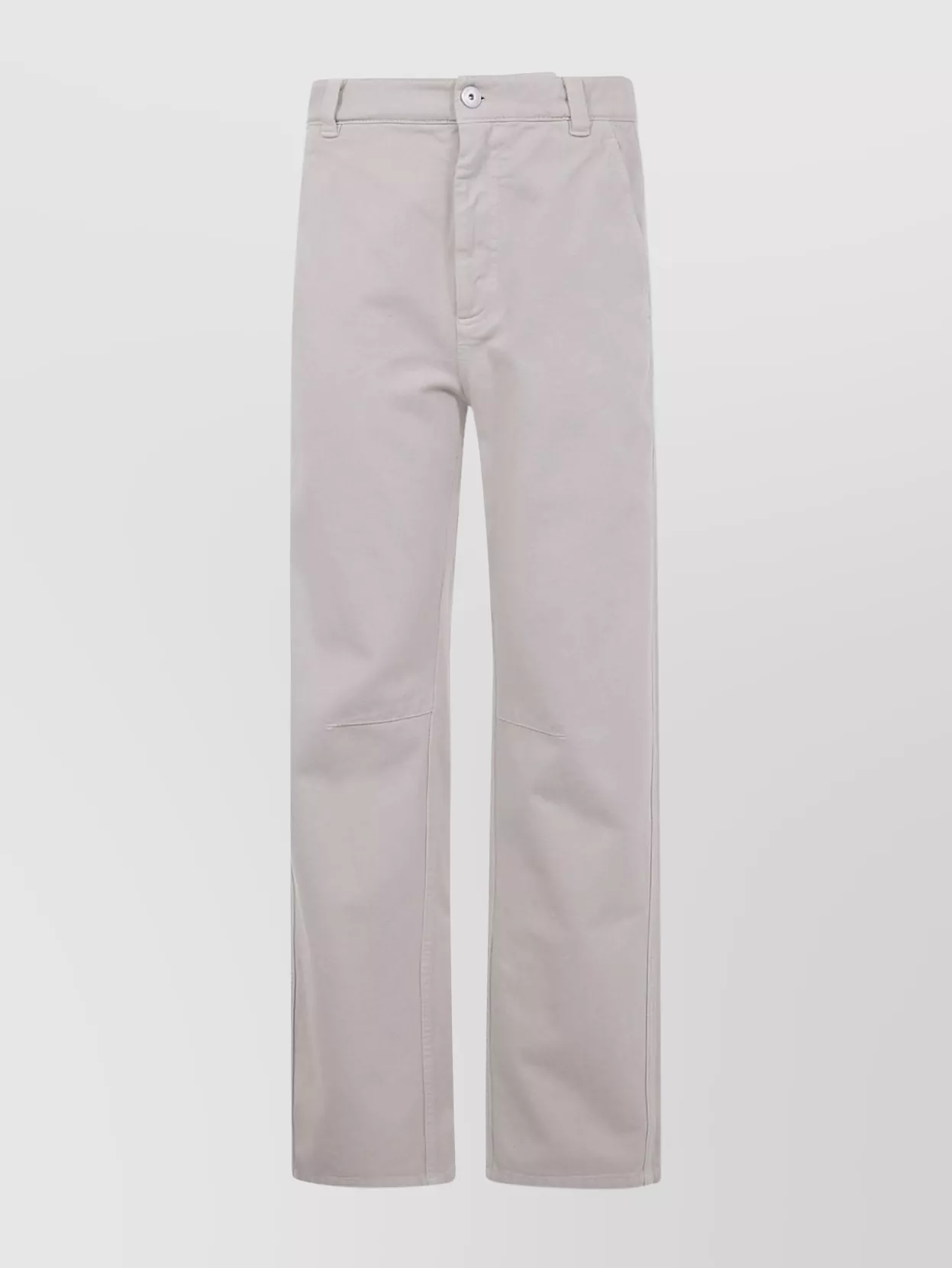 Brunello Cucinelli Straight Leg Trousers With Pockets In Neutral