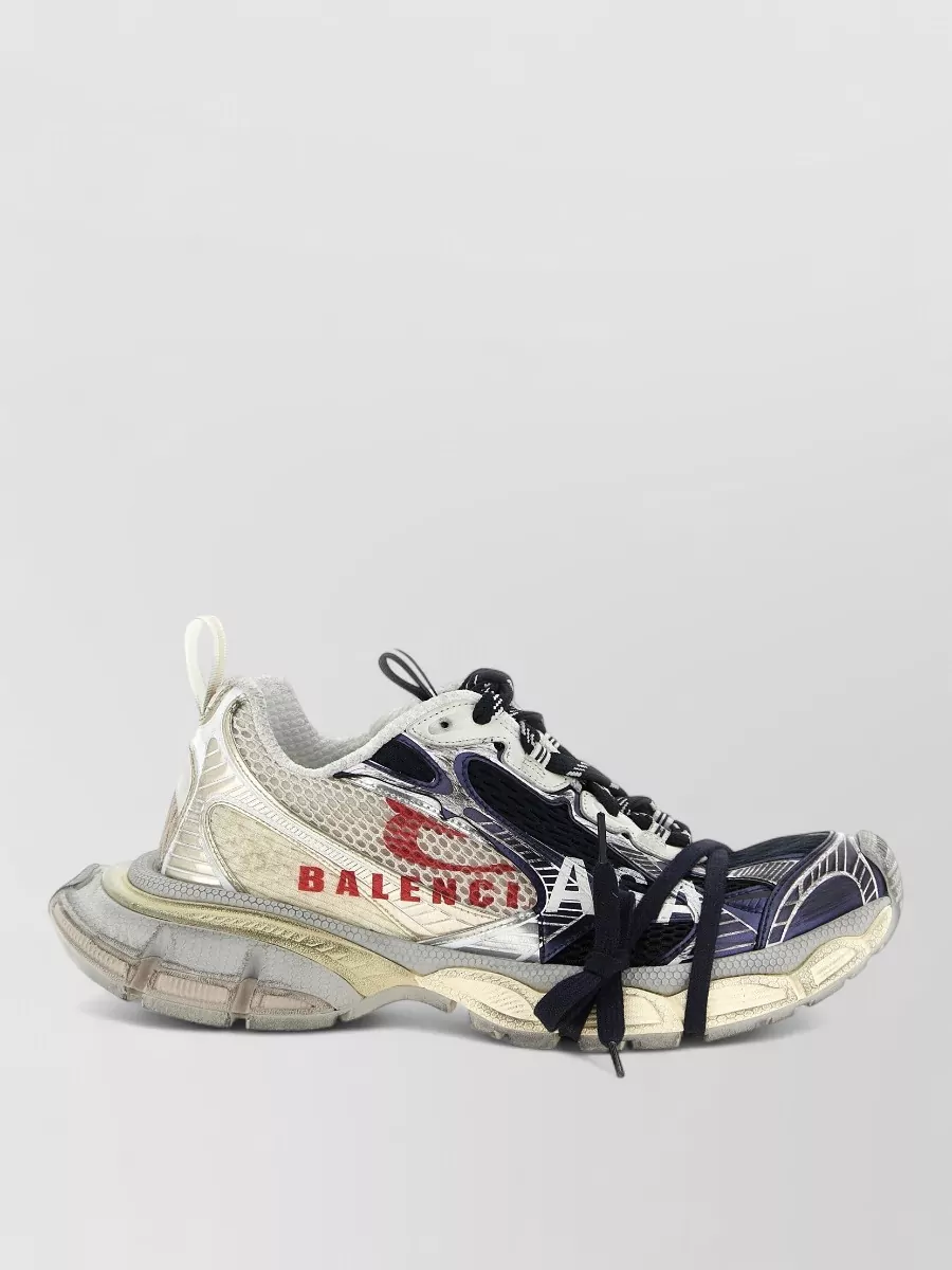 Balenciaga 3Xl Split Logo Low-Top Sneakers