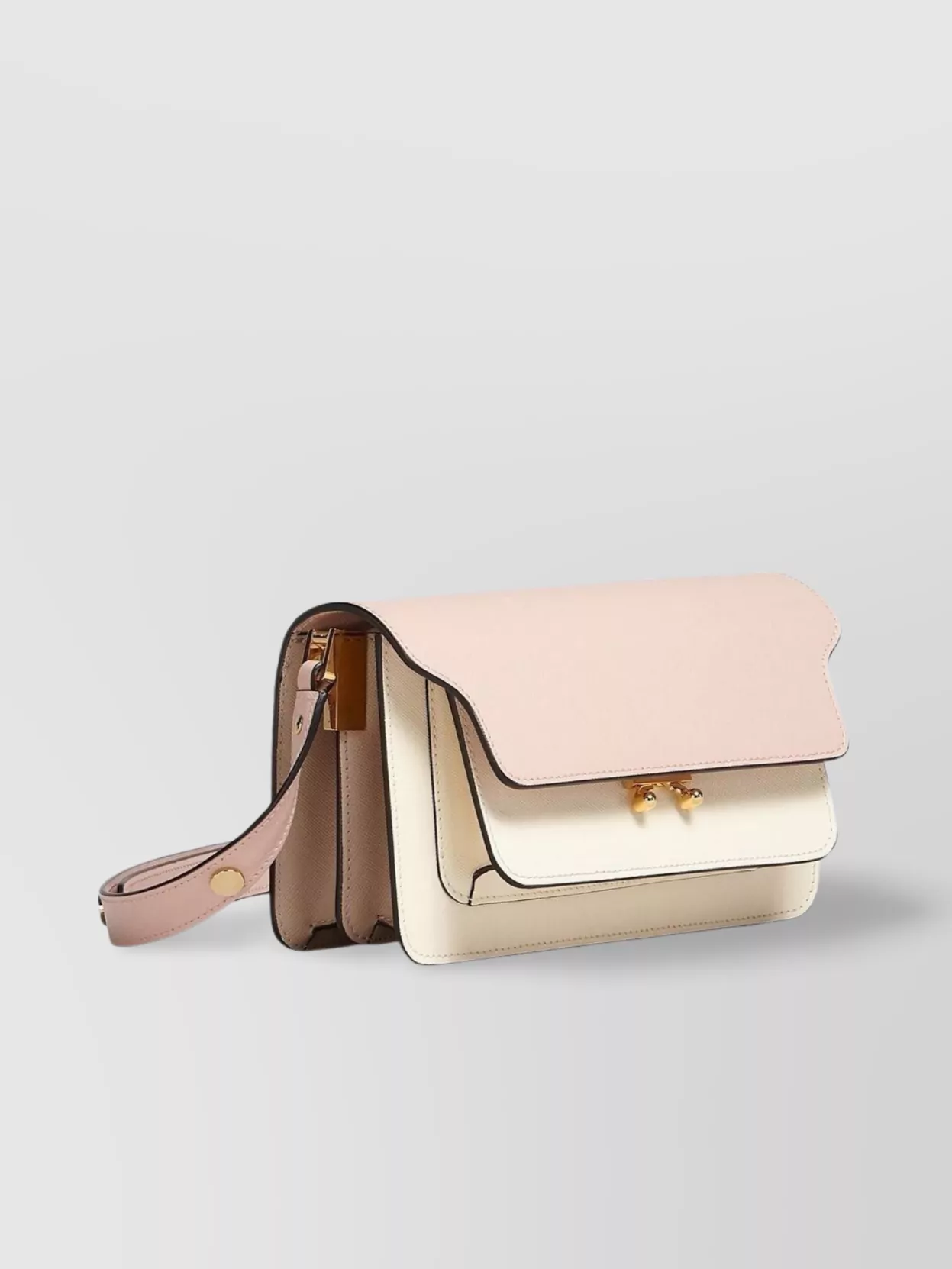 Marni Trunk Bag Saffiano Cross-Body Satchels
