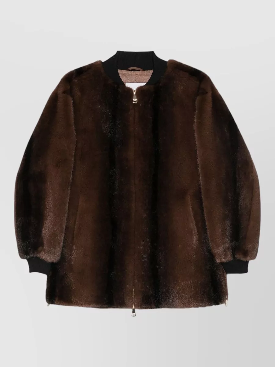 Ermanno Firenze faux fur jacket
