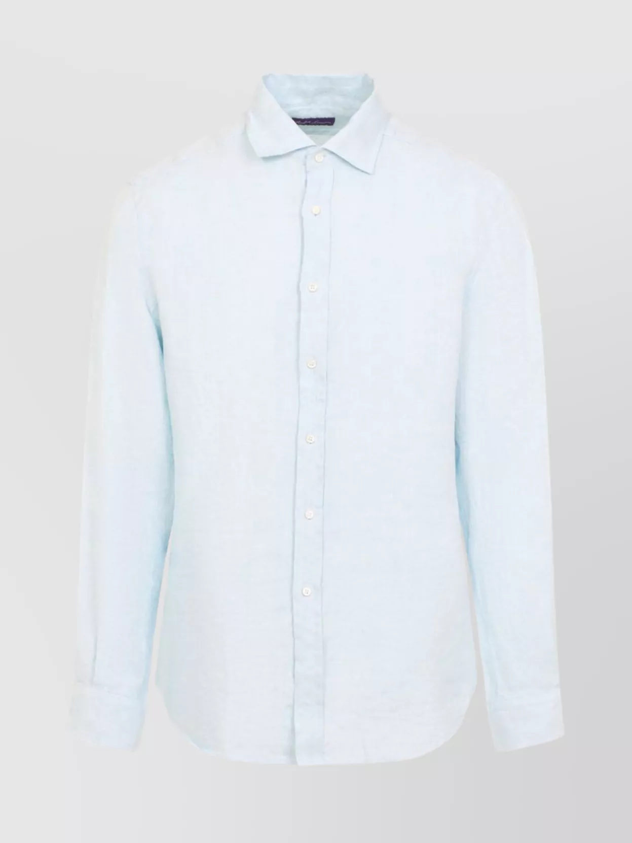 Ralph Lauren Purple Label Sport Sl Shirt In Linen Chambray