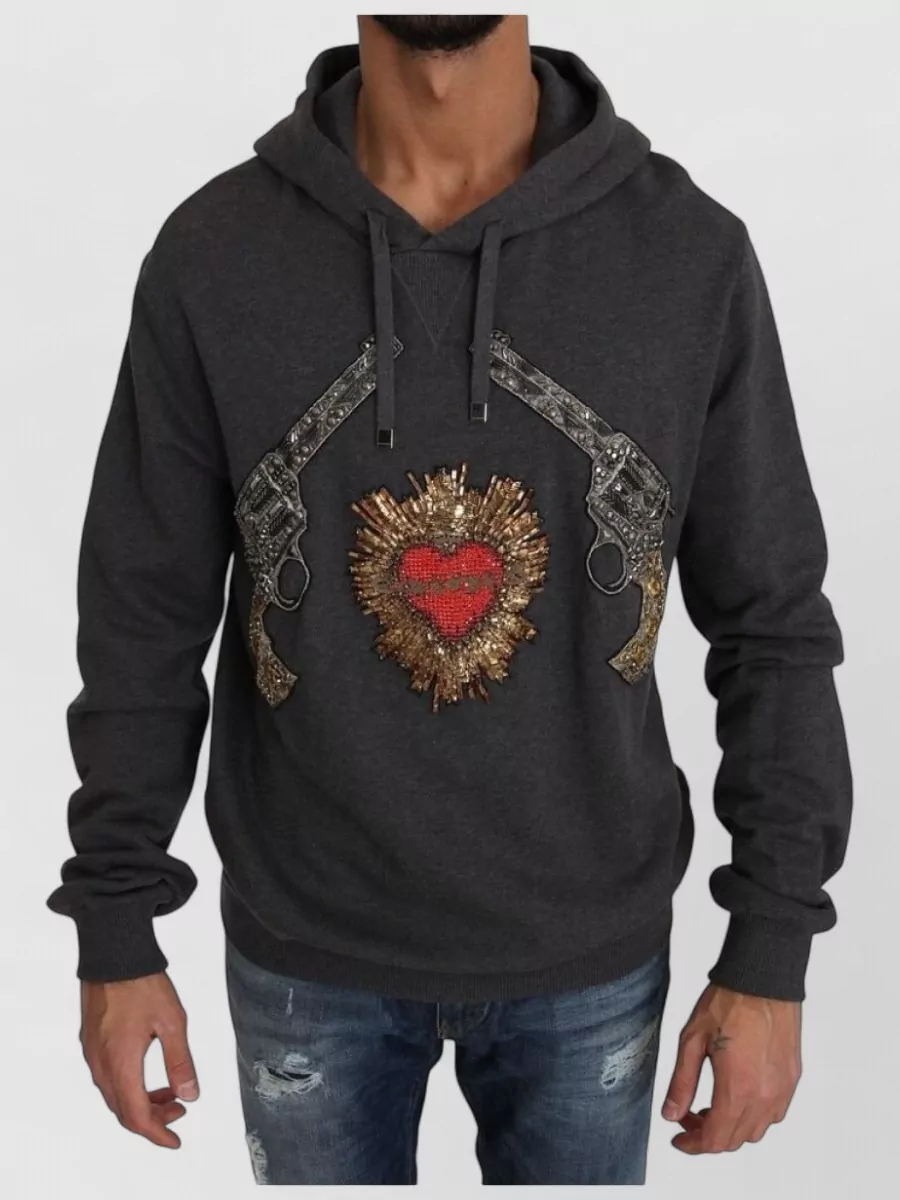 Dolce&Gabbana Cotton hooded sweatshirt