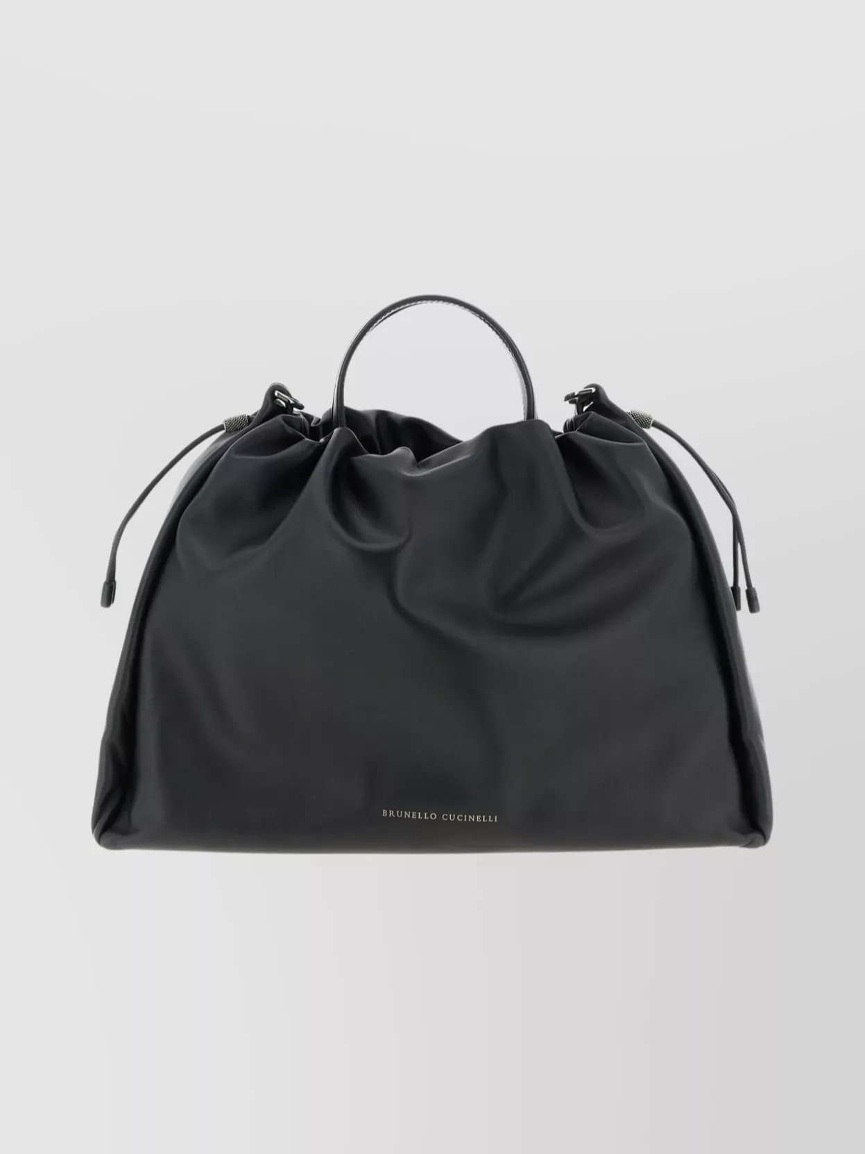 Brunello Cucinelli Spacious Tote Bag Adjustable Strap In Black
