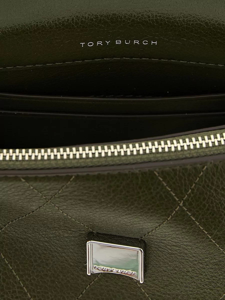 Tory Burch Mini Hammered Leather Shoulder Bag