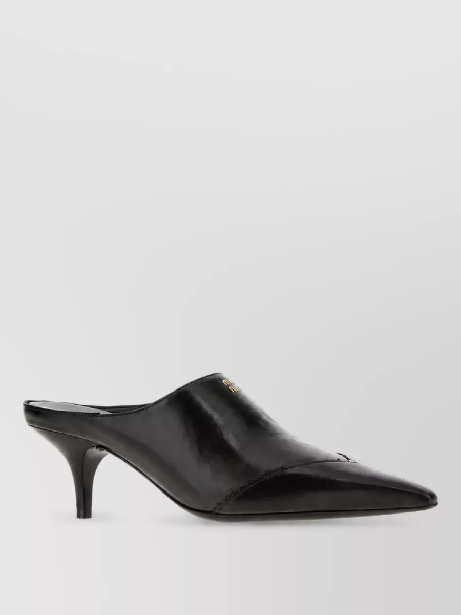 Miu Miu leather mules