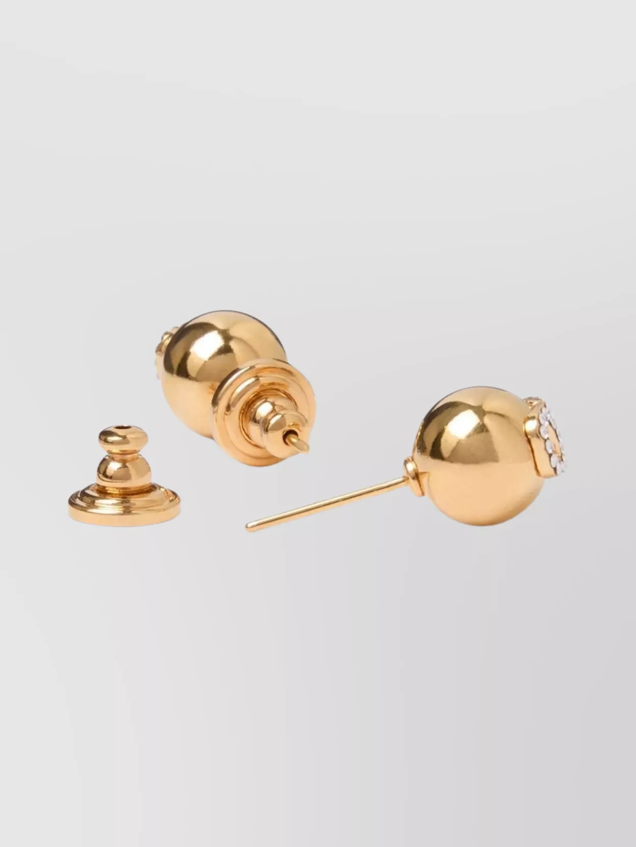 Valentino Garavani Women Vlogo Earrings With Swarowski Crystals