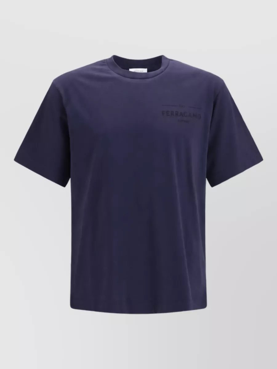 Ferragamo cotton logo-print short-sleeve t-shirt