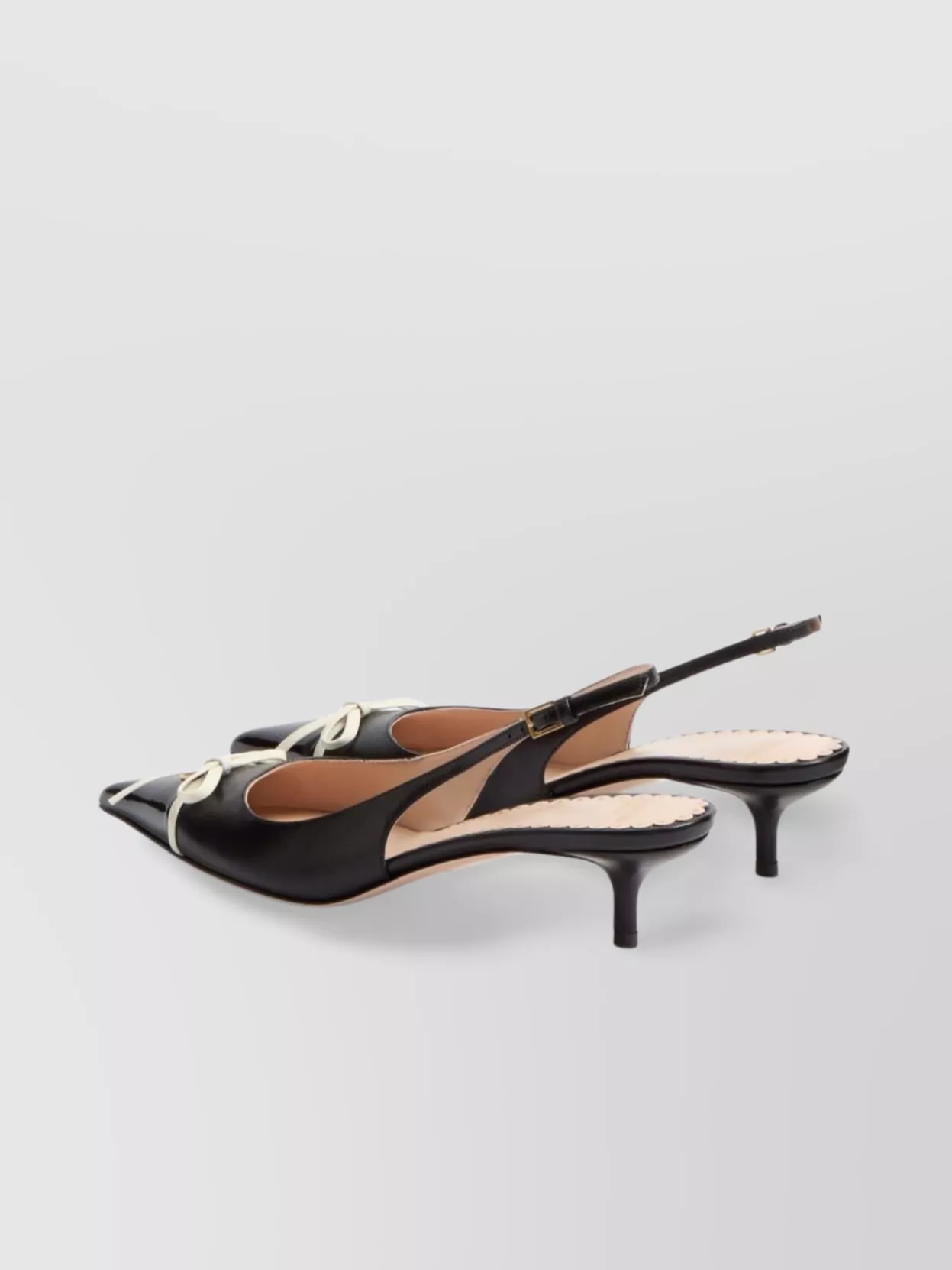 【関税＆送料込み】Valentino Garavani Leather Slingback Pum Valentino Garavani Patent Leather VLOGO Slingback Pumps 40
