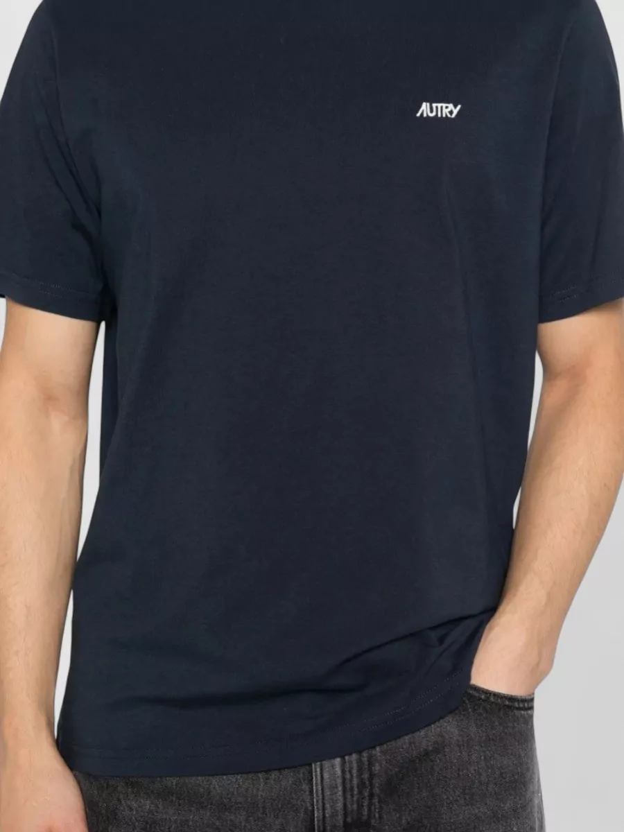 Autry Logo Cotton Jersey T Shirt Regular Fit