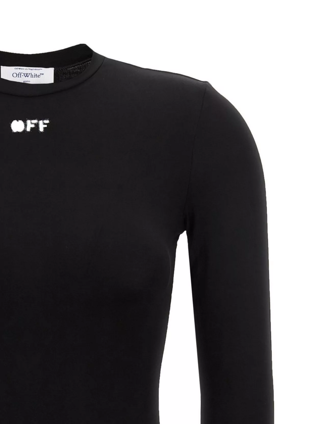 Off-White Stamped Crew Neck Top