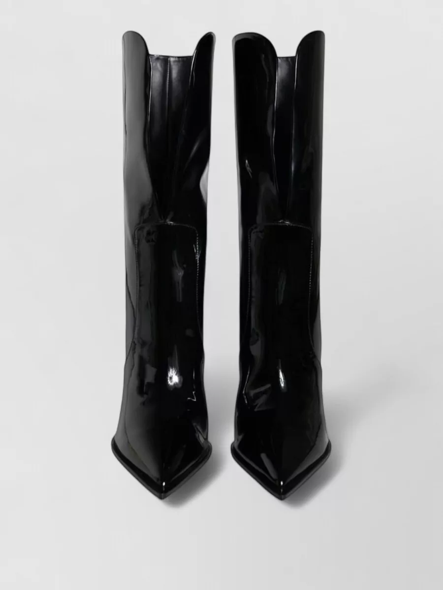 Dolce&Gabbana patent leather mid-calf boots