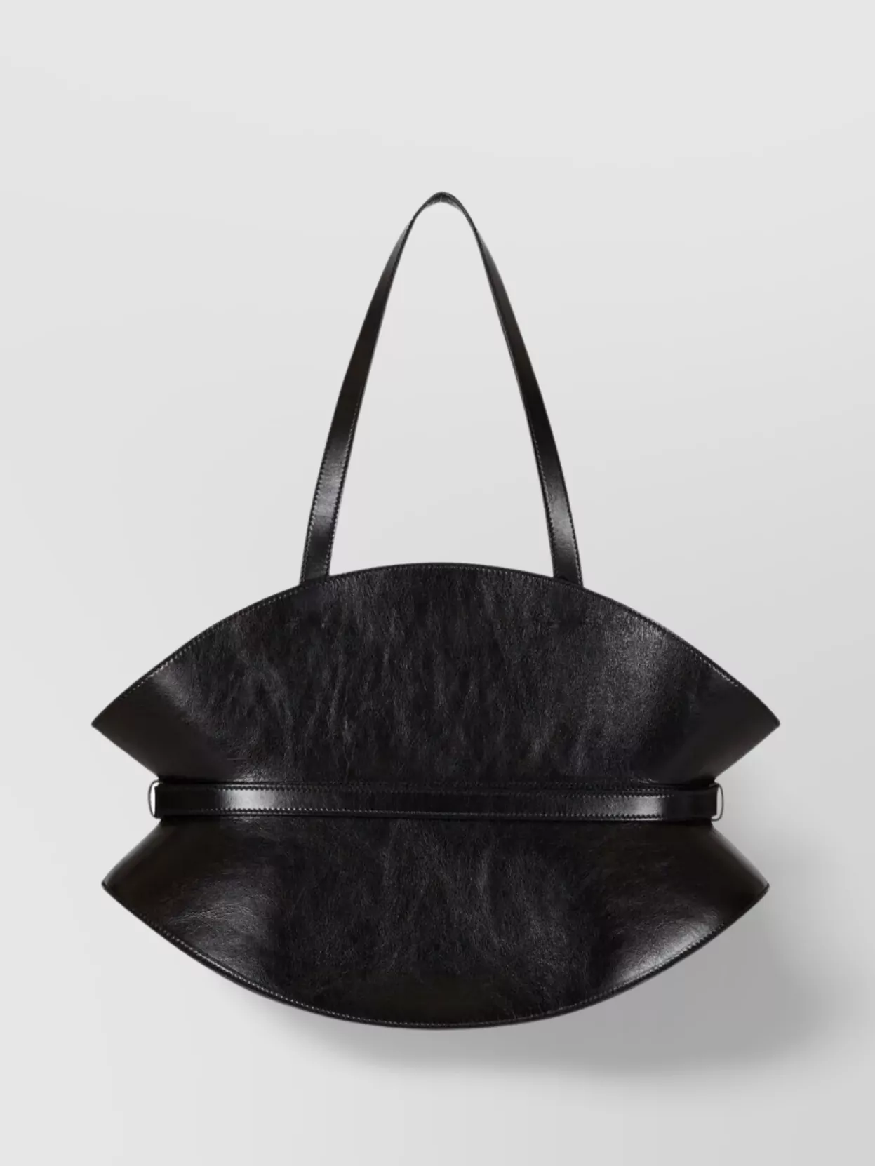 Balmain Structured Shape Calfskin Bag