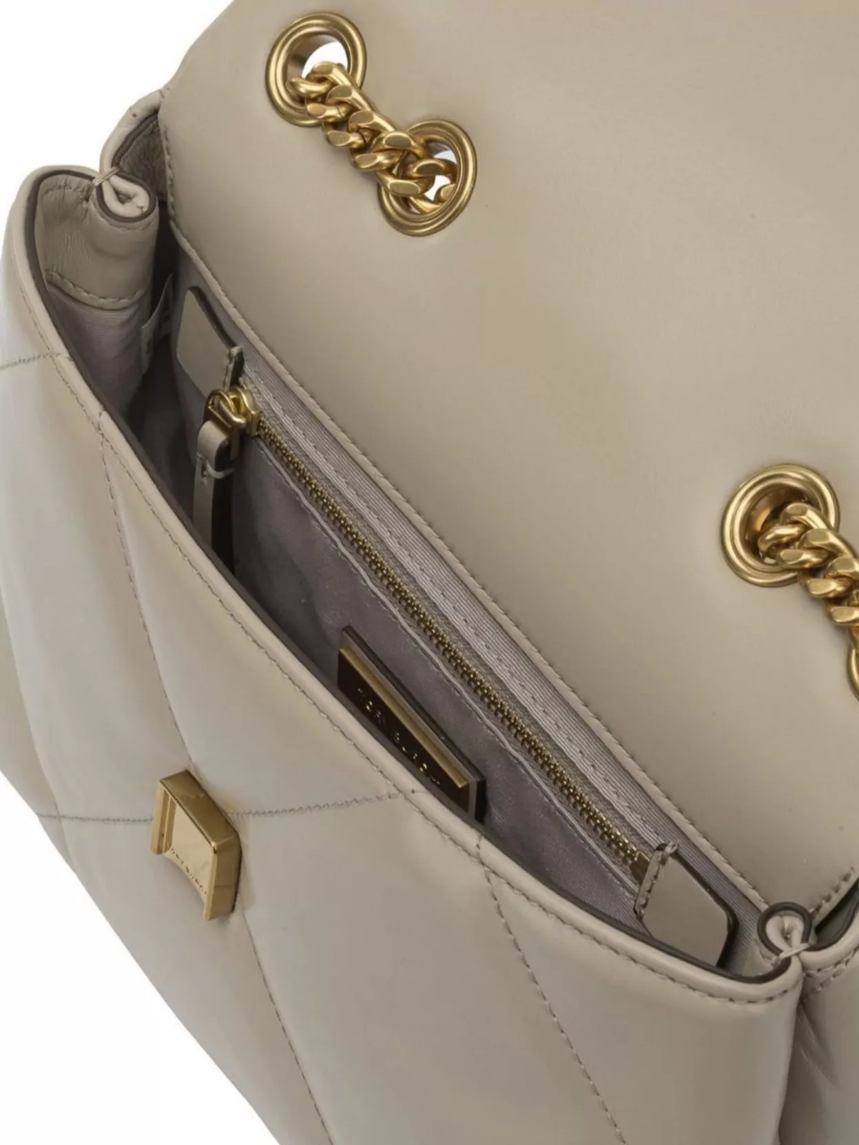 Tory Burch Kira Small Leather Quilted Shoulder Bag
