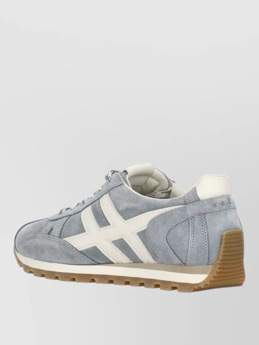 Hogan Suede Low-Top Lace-Up Sneakers