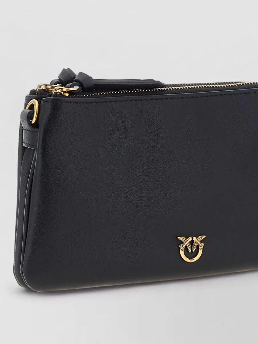Pinko Mini Double Leather Shoulder Bag