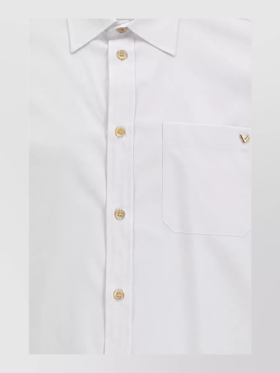 Valentino cotton oxford regular-fit shirt