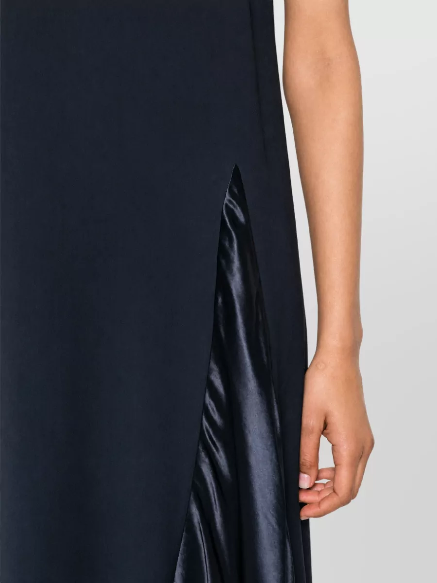 Erika Cavallini Sleeveless Crew-Neck Midi Dress