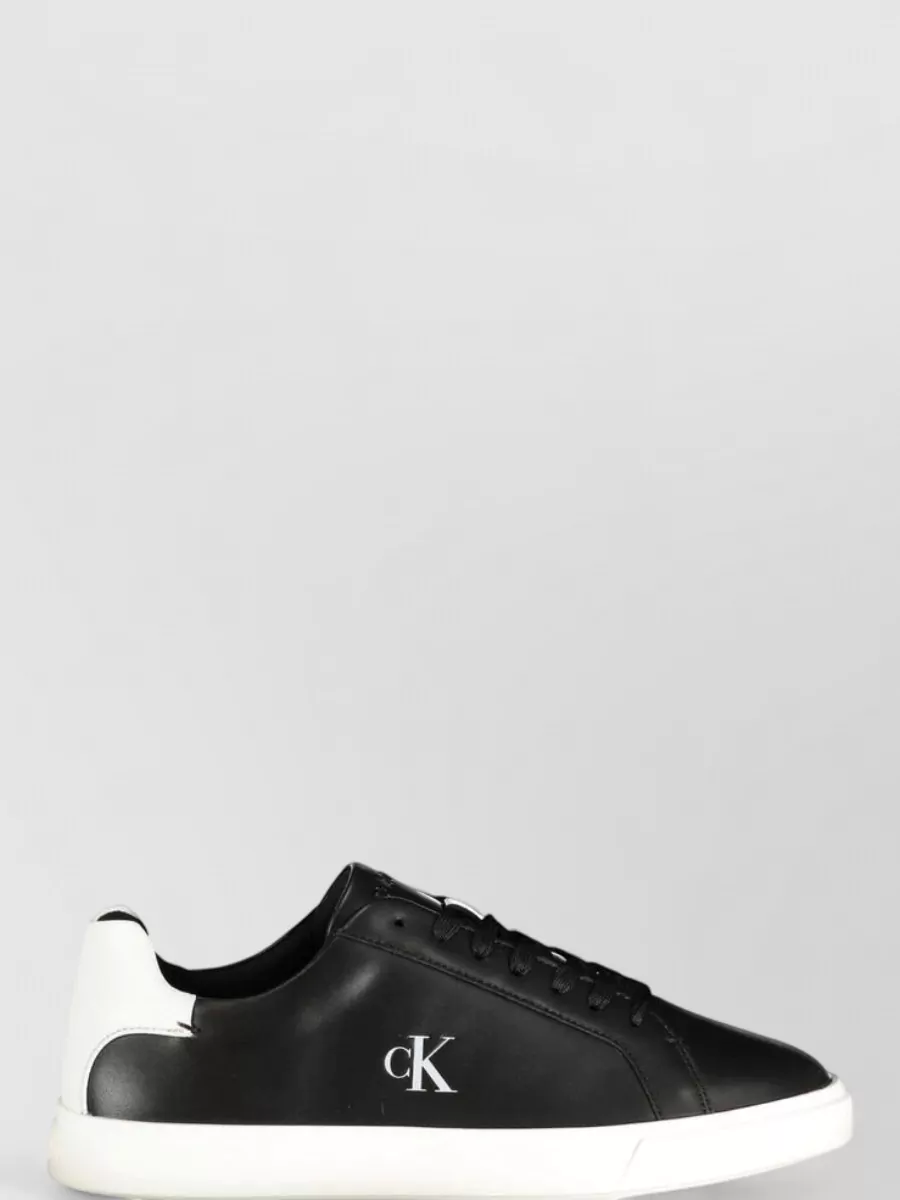 Calvin Klein Leather Low-Top Sneakers