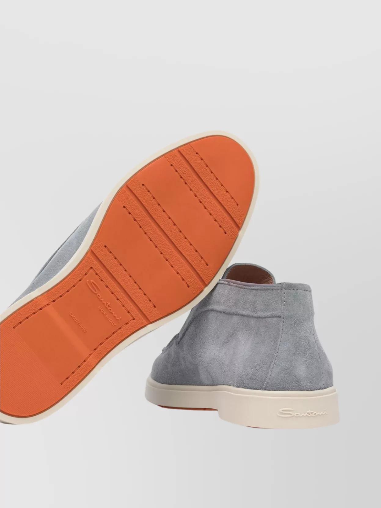 Santoni Slip-On Sneakers Suede Finish