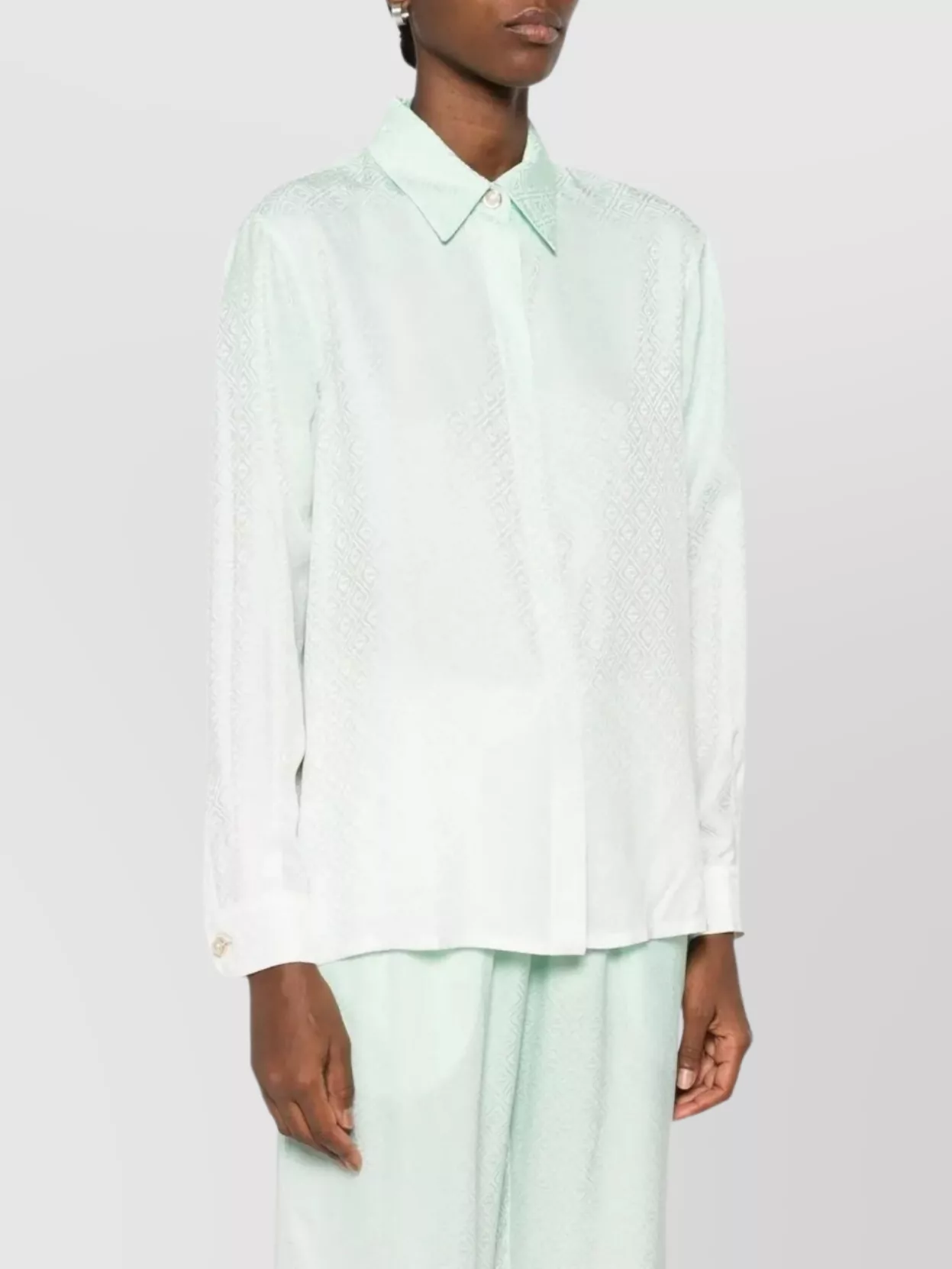 Casablanca Gradient Monogram Long Sleeve Shirt
