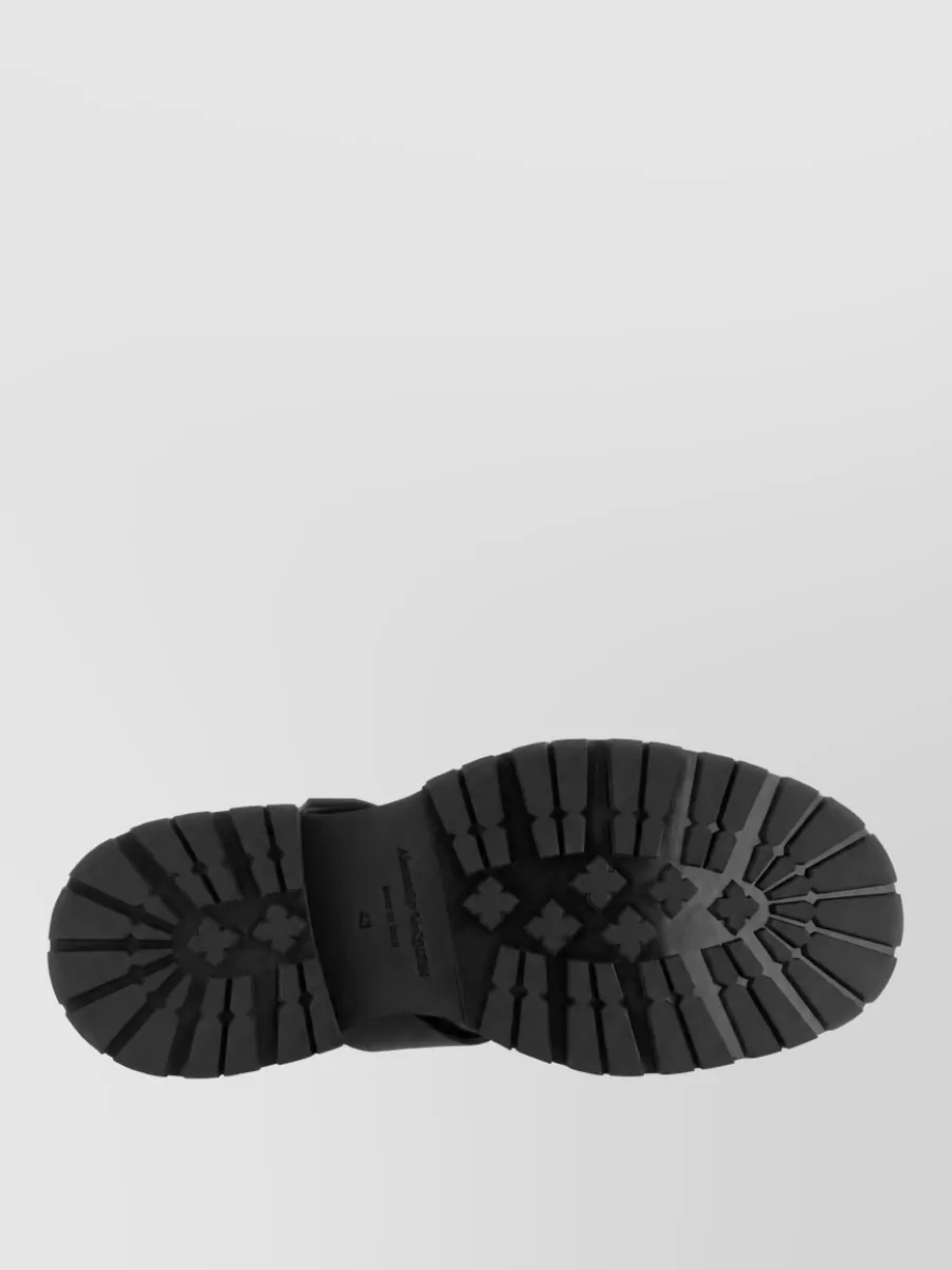 Alexander Mcqueen Studded Leather Monk Shoes