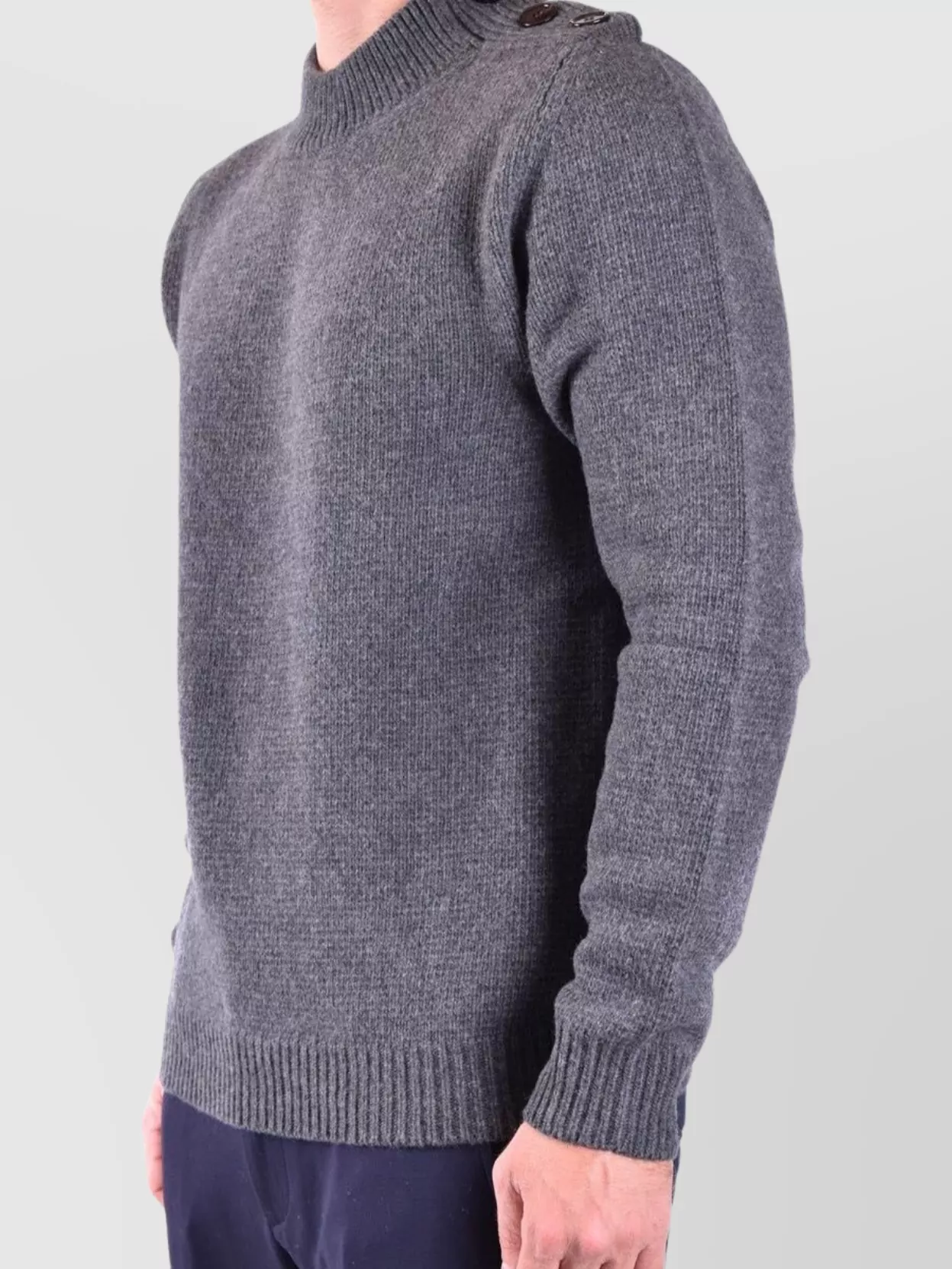 Dondup Knitwear With Button Detail And Shoulder Buttons