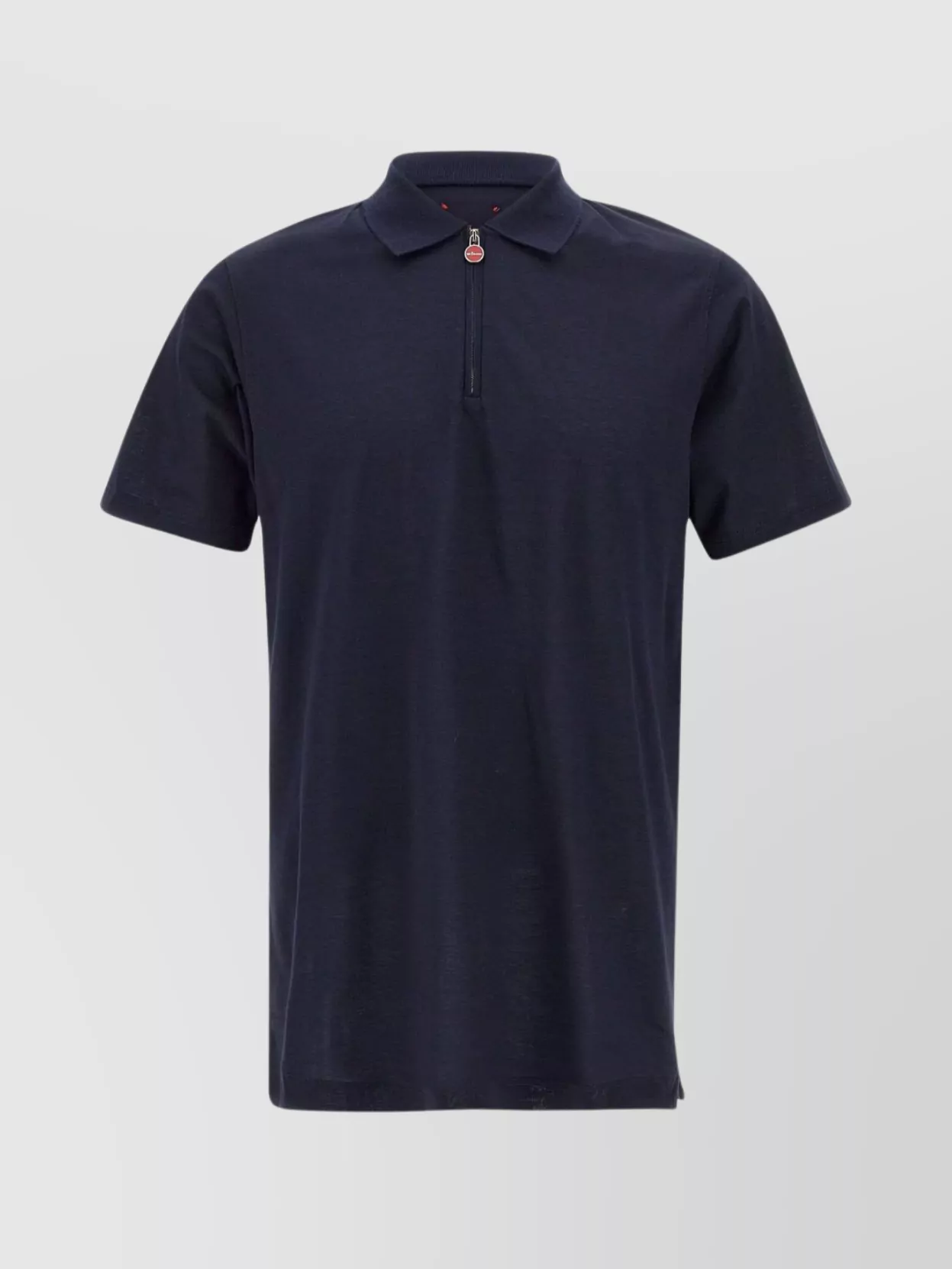 Shop Kiton Regular Fit Polo Shirt With Side Vents