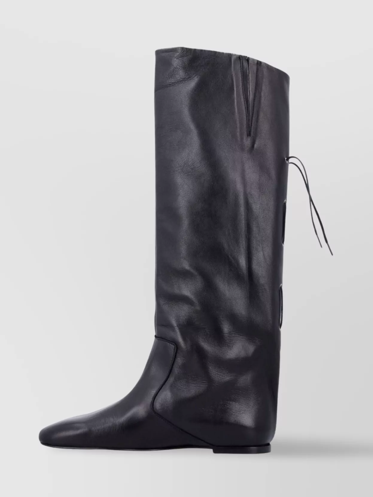 Miista Tall Lace-Up Knee-High Boots