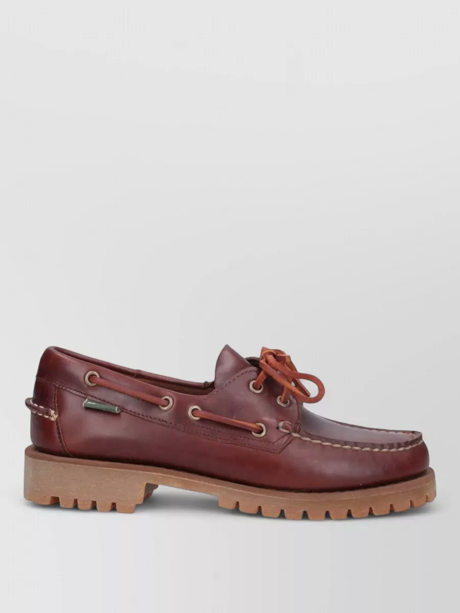 Sebago Leather Lace-Up Loafers