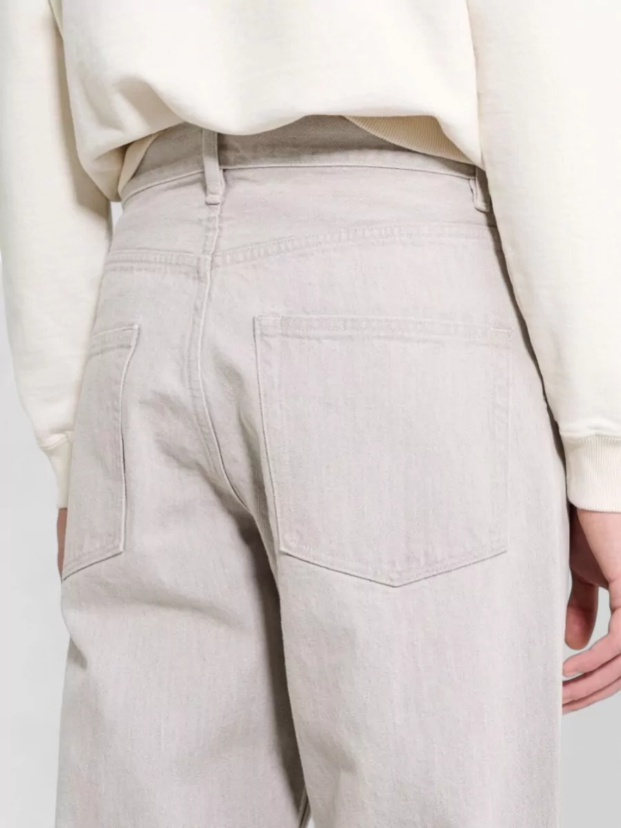 Auralee Wide-Leg Denim Jeans