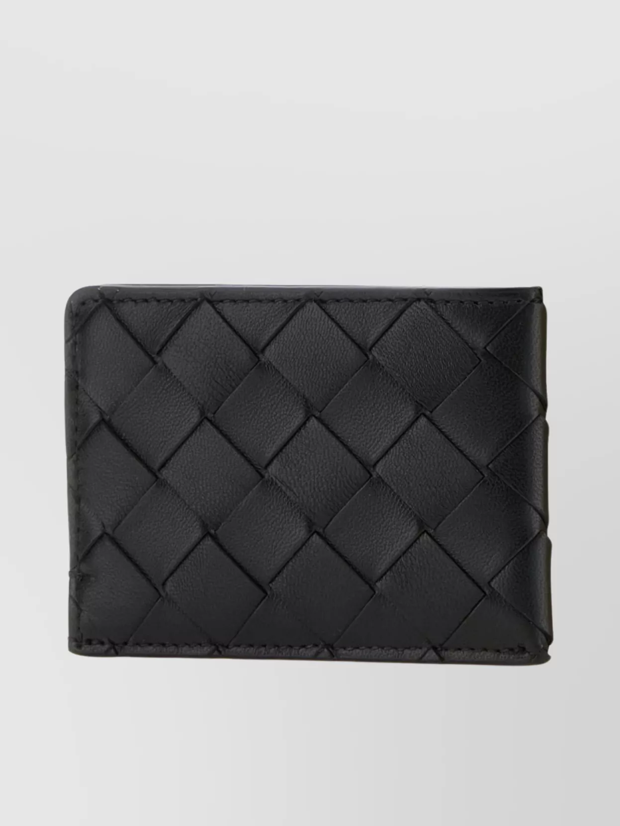 Shop Bottega Veneta Quilted Rectangular Leather Cardholder
