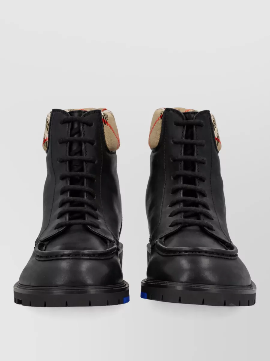 Burberry leather rogue boots