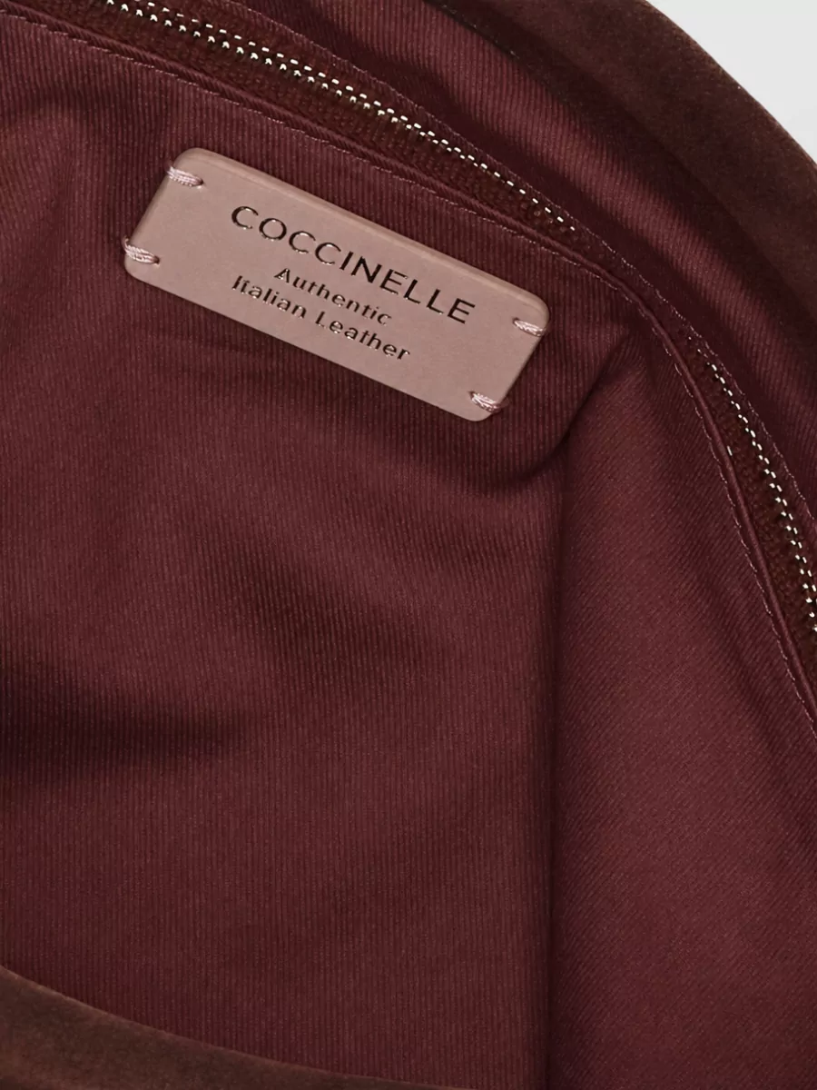 Coccinelle Suede Shoulder Bag