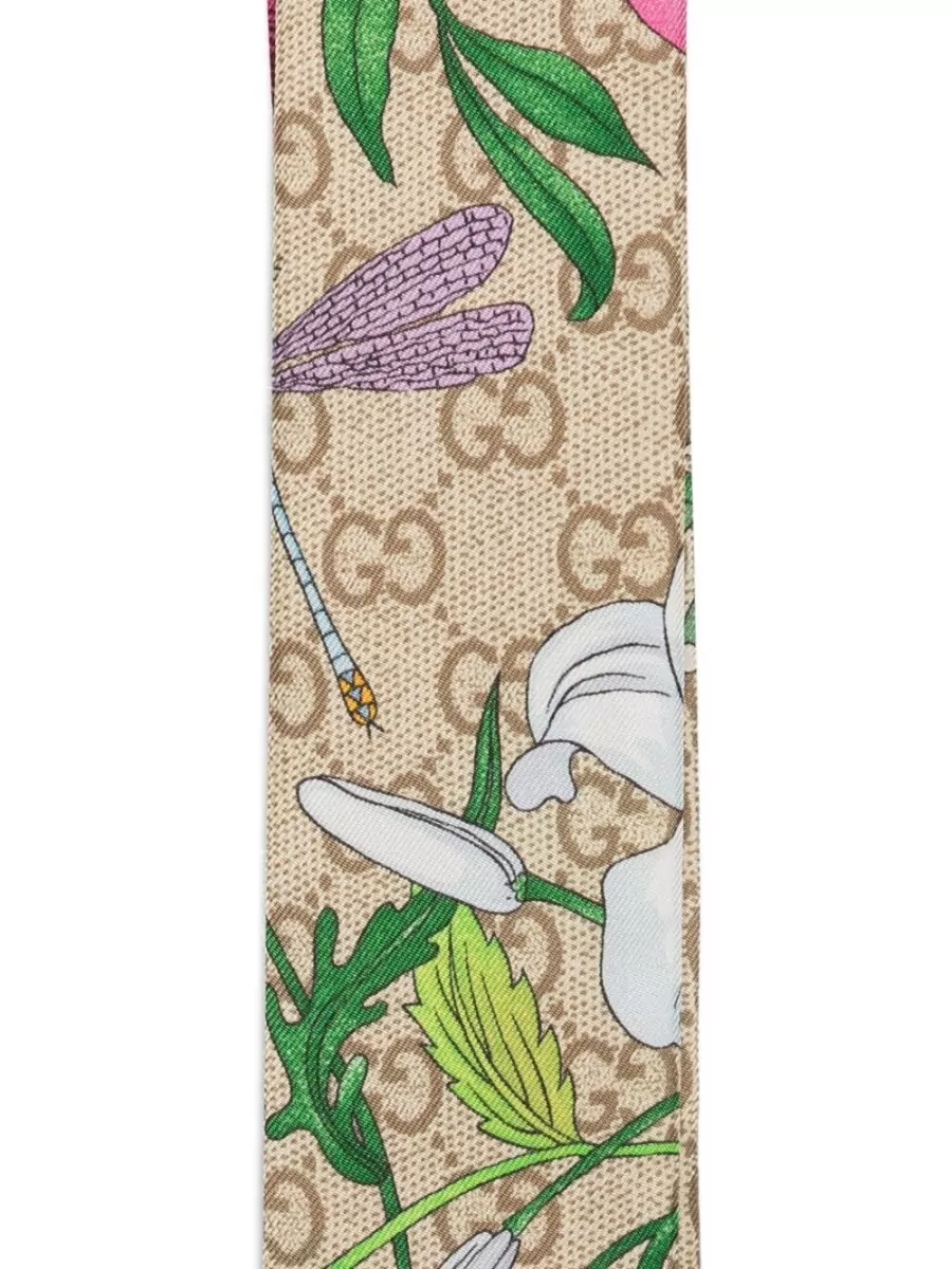 Gucci Silk Floral-Print Foulard