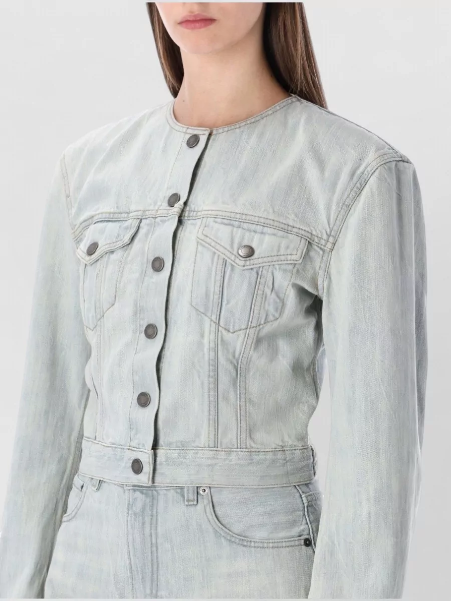 Haikure Shirley Jacket Chest Pockets Fitted Waist