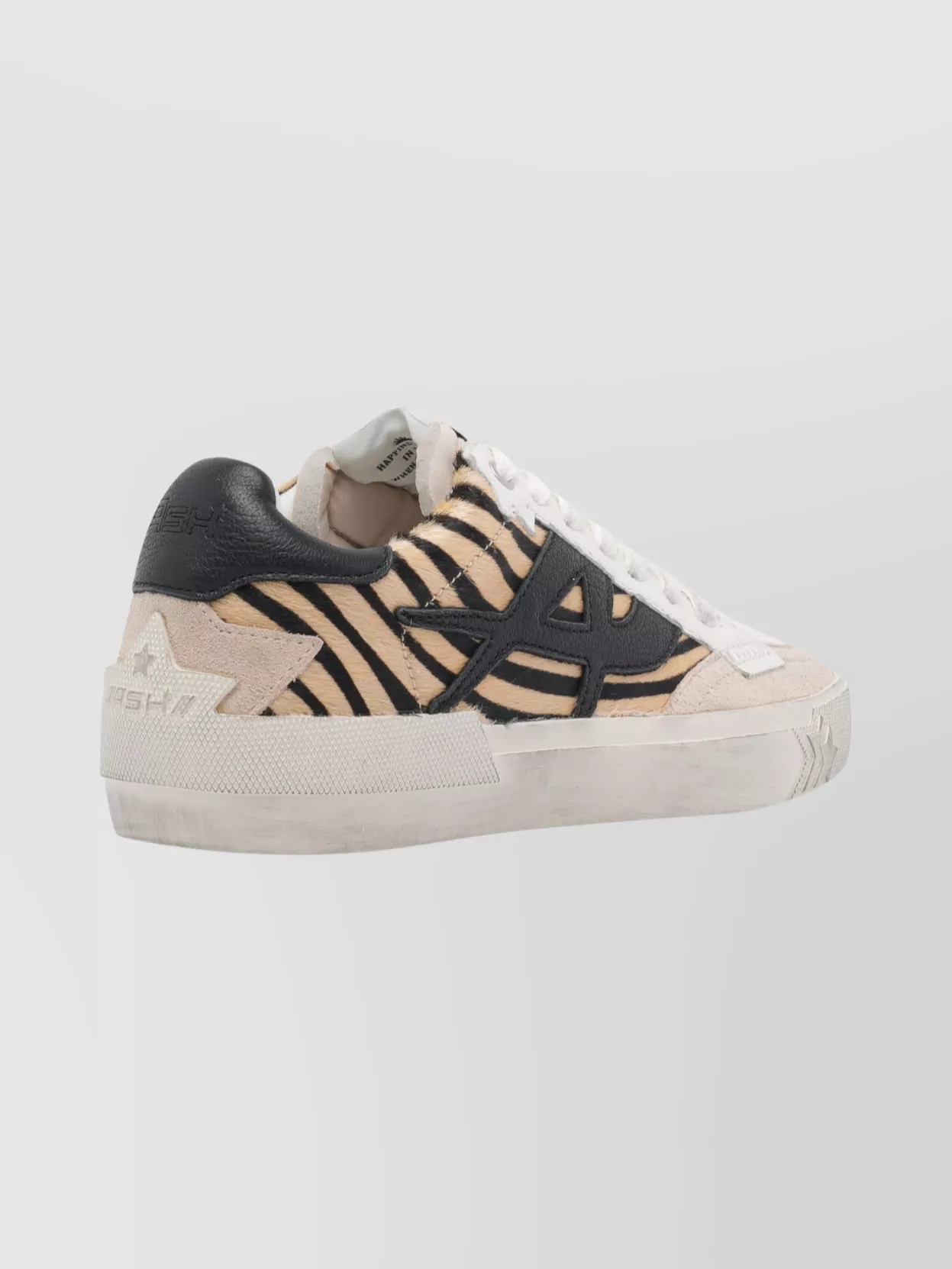 Ash Contemporary Low Top Sneakers With Contrast Panels In Multi