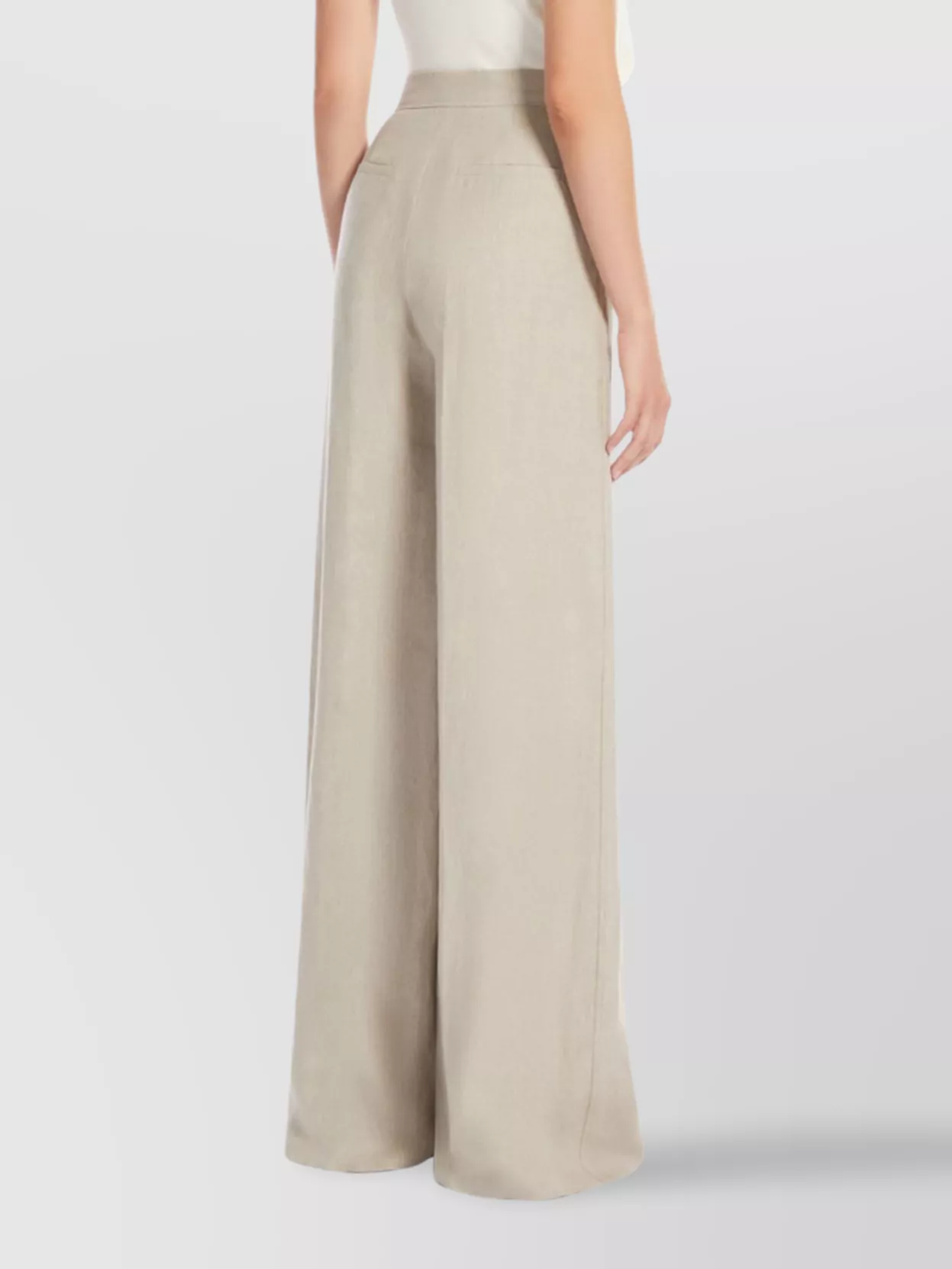 Max Mara High-waisted Wide Leg Wool Trousers