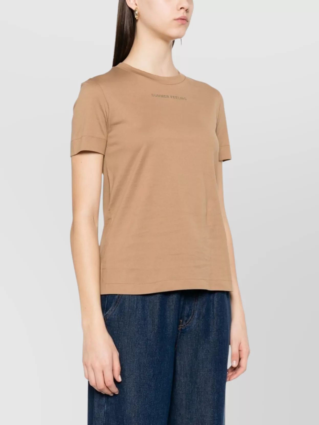 'S MAX MARA CREW NECK SHORT SLEEVES TOP 