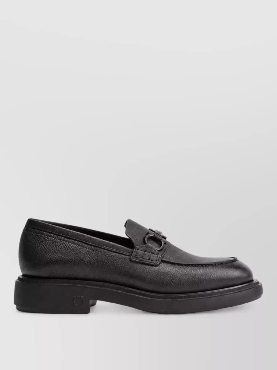 Ferragamo Leather Loafers