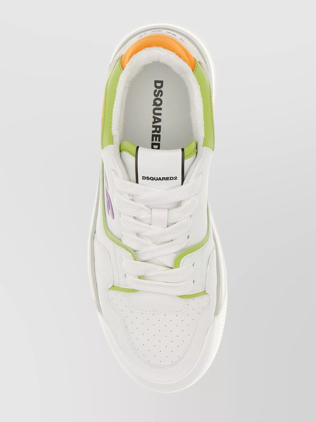 Dsquared2 Multicolor Leather And Polyester Sneakers