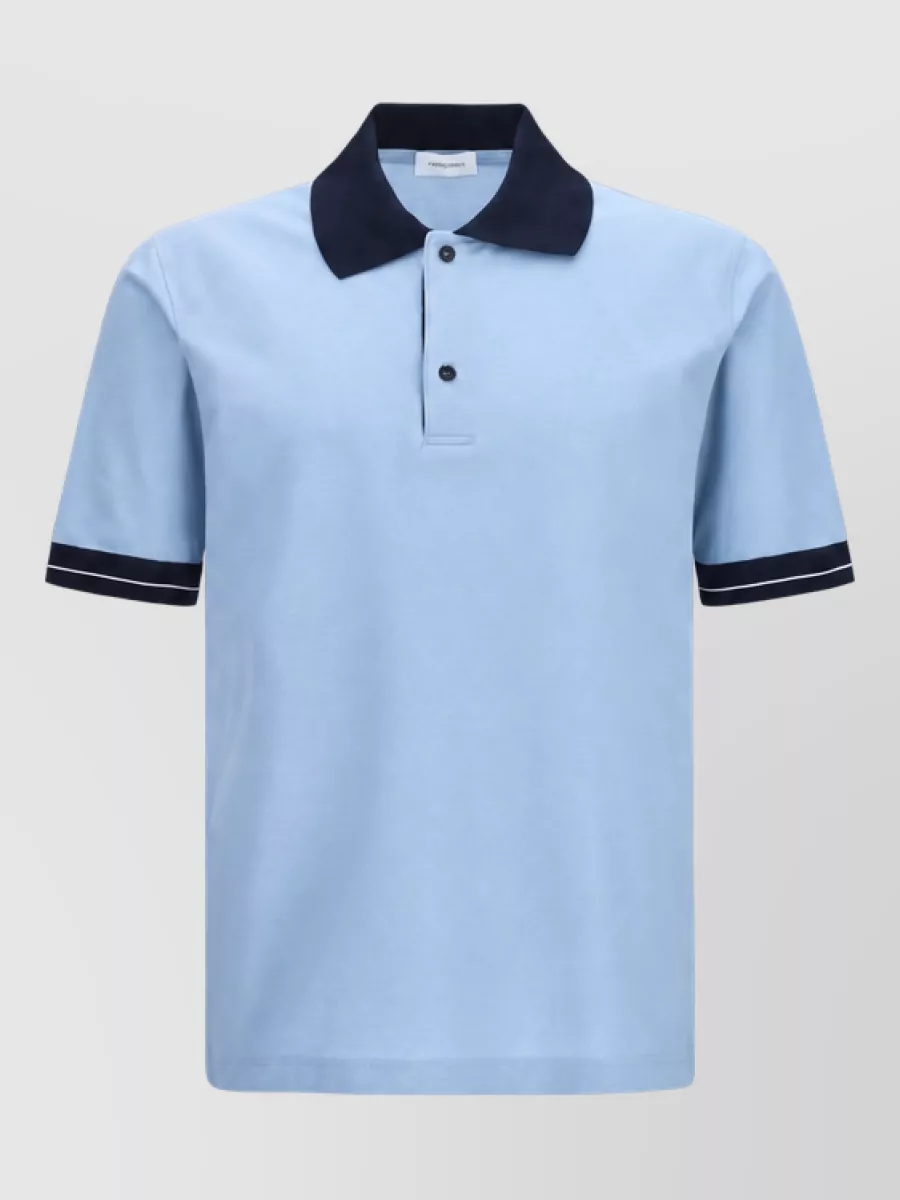 Ferragamo cotton regular-fit short-sleeve polo shirt