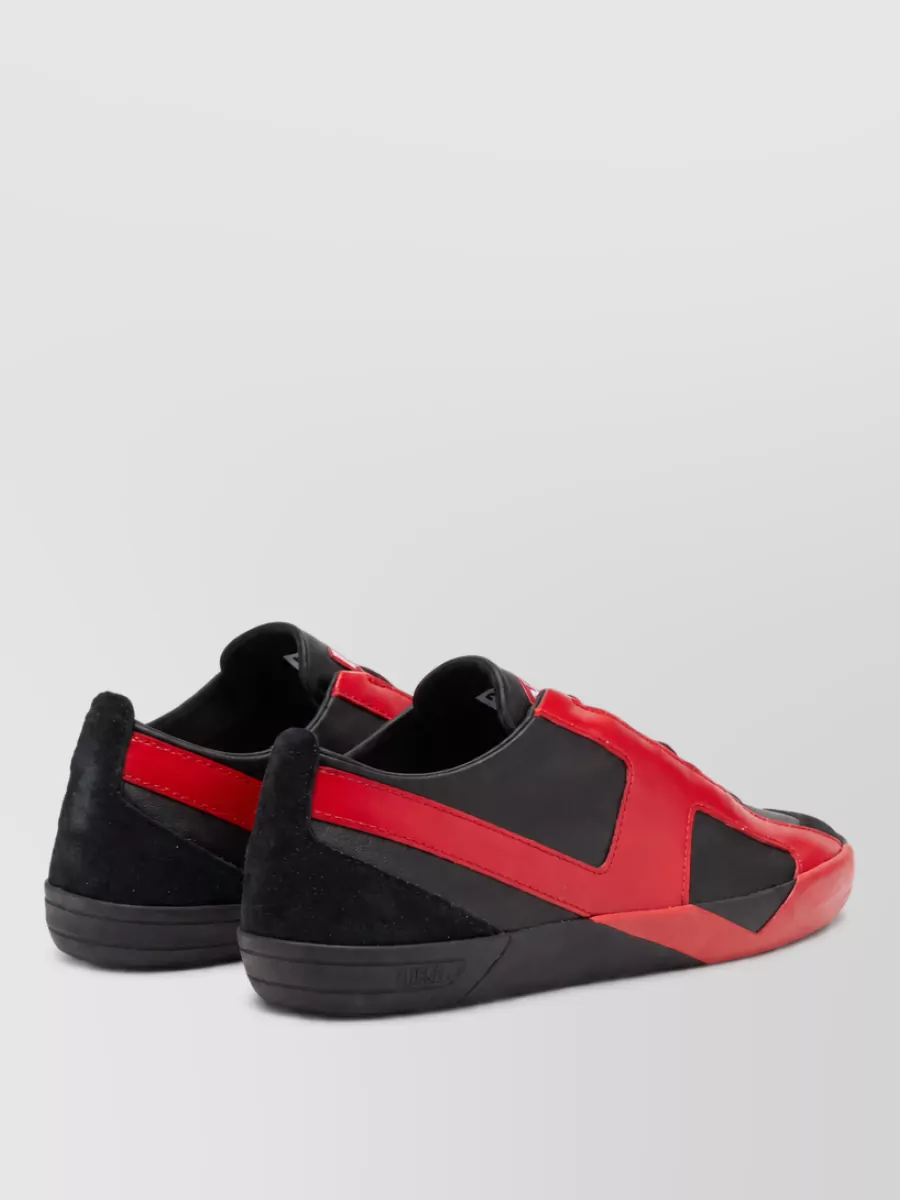 Diesel Paneled Low-Top Sneakers