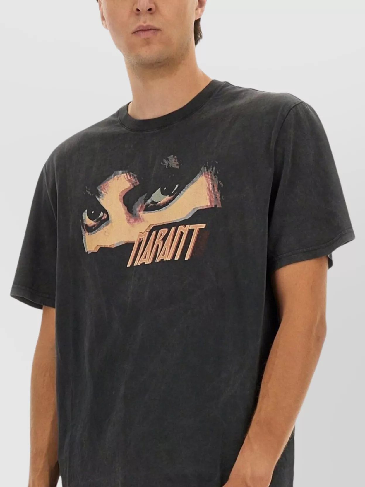 Isabel Marant Crew Neck Graphic Print Short Sleeves T-Shirt