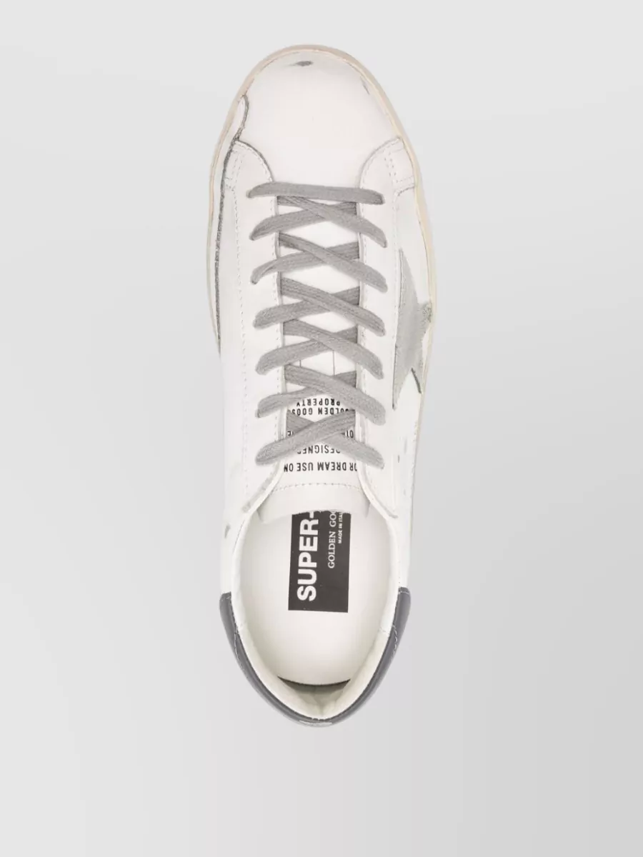 Golden Goose Superstar Leather Sneakers Suede Star Detail