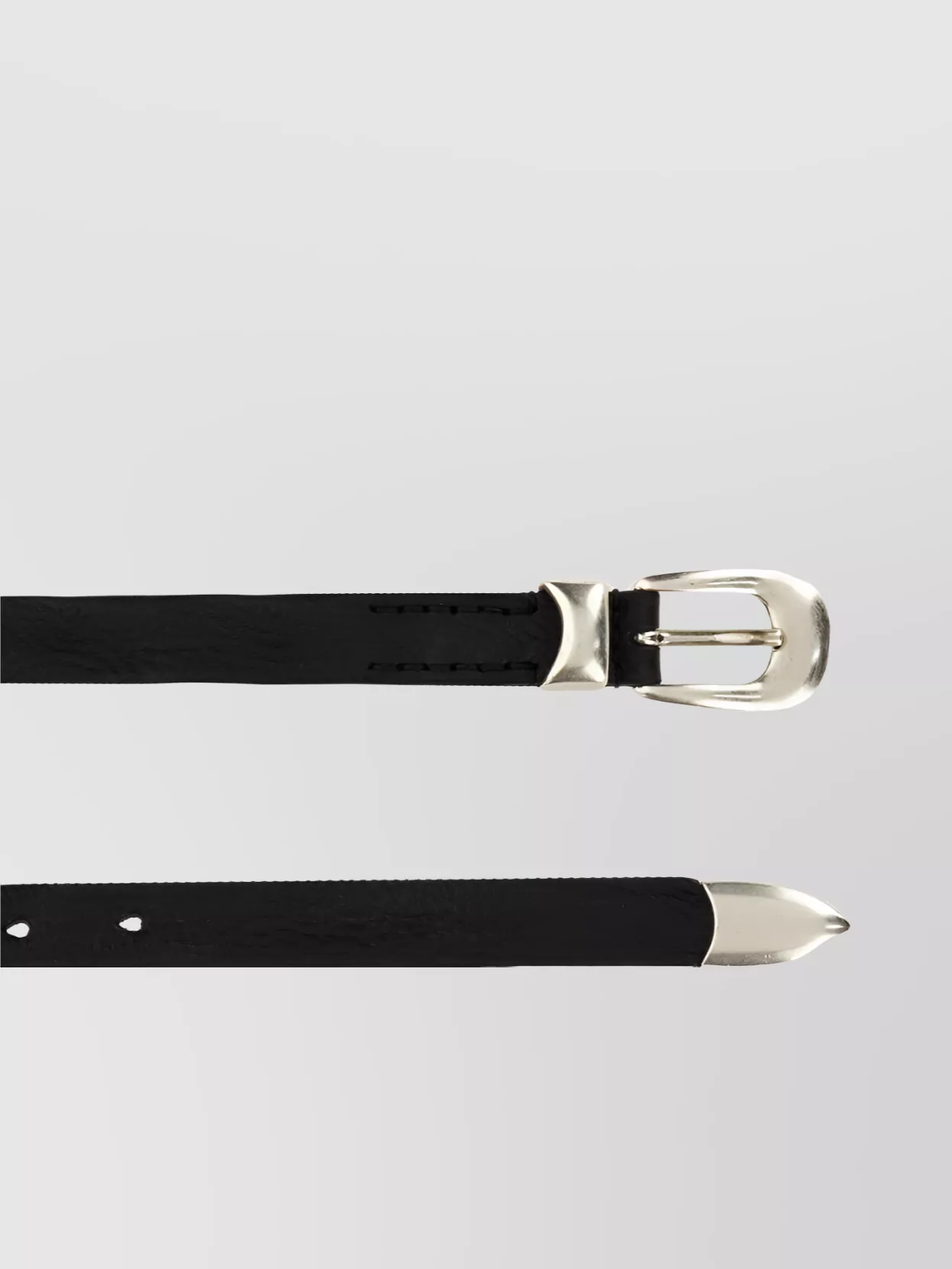 Our Legacy Belt Leather Silver-Tone Hardware