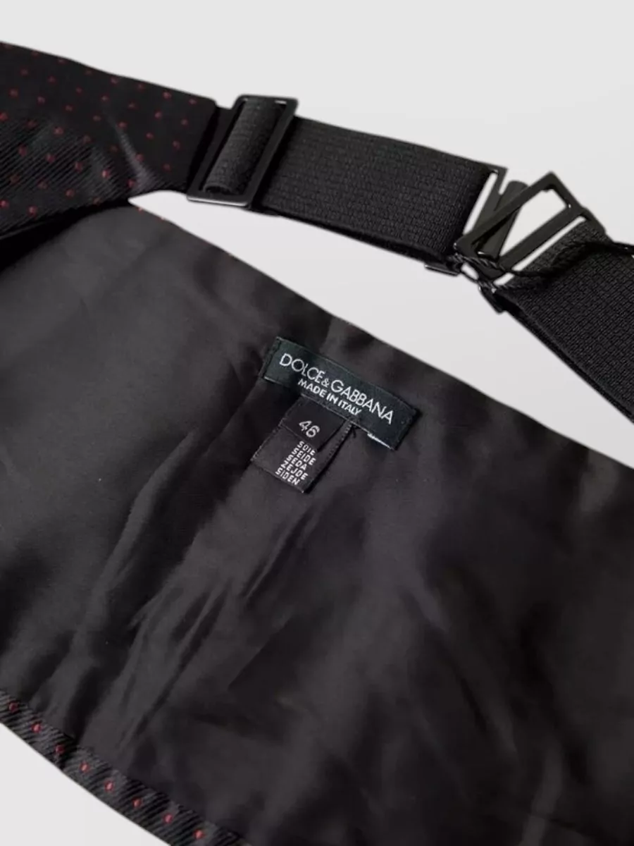 Dolce&Gabbana Silk Dotted Cummerbund