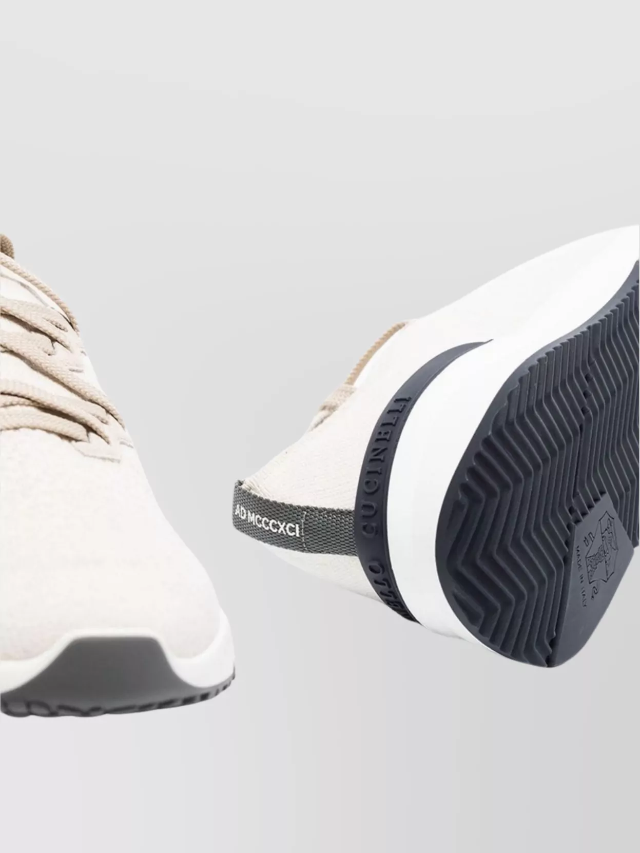 Brunello Cucinelli Sneakers Round Toe Perforated Detail