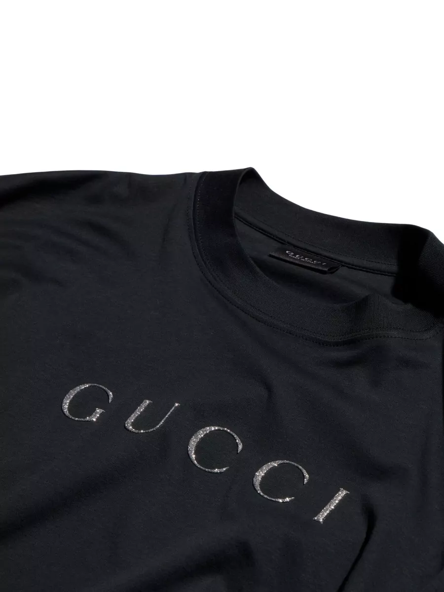Gucci Cotton Logo-Print Crewneck T-Shirt