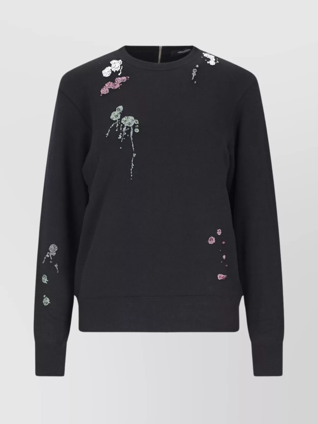 Undercover Embellished Knitwear With Ribbed Cuffs And Hem